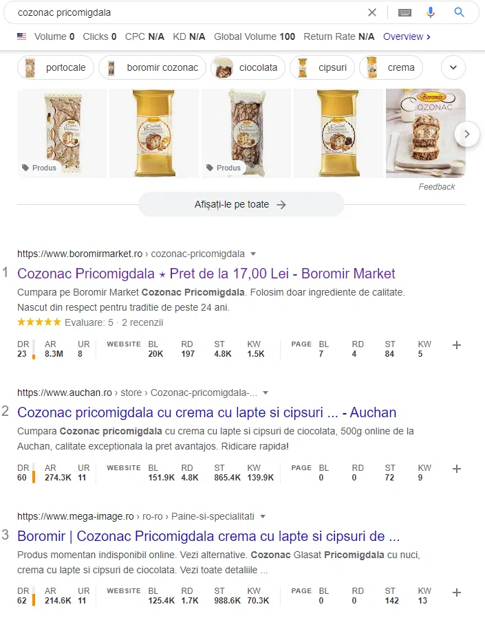 cozonac pricomigdala boromir cautare google