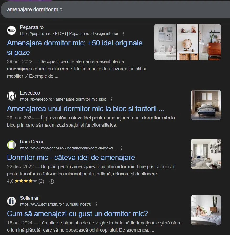 Articole de blog in afisarile Google - Limitless.ro