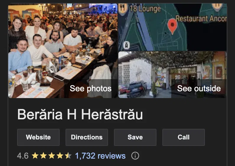 Rating în profilul Google My Business - Limitless.ro